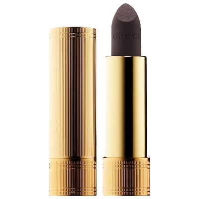 Shop Gucci Velvet Matte Lipstick 703 Toni Purple 0.12 oz/ 3.5 G