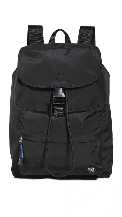 Shop Ps By Paul Smith Zebra Backpack In Black