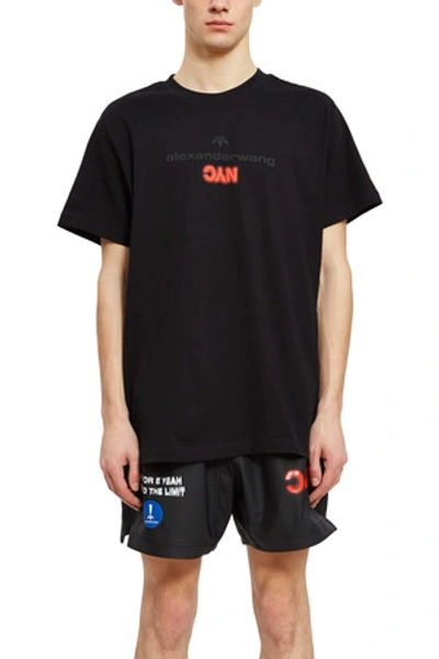 Shop Adidas Originals By Alexander Wang Opening Ceremony Graphic Tee In Black