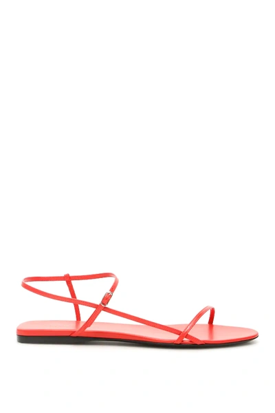 Shop The Row Bare Sandals Flat In Red