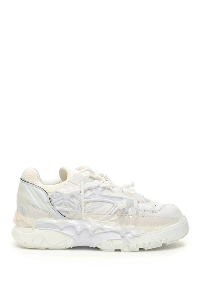 Shop Maison Margiela Fusion Sneakers In White