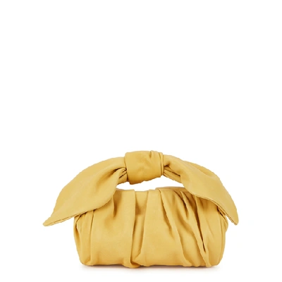 Shop Rejina Pyo Nane Yellow Leather Top Handle Bag
