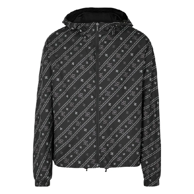 Shop Fendi Black Reversible Shell Jacket