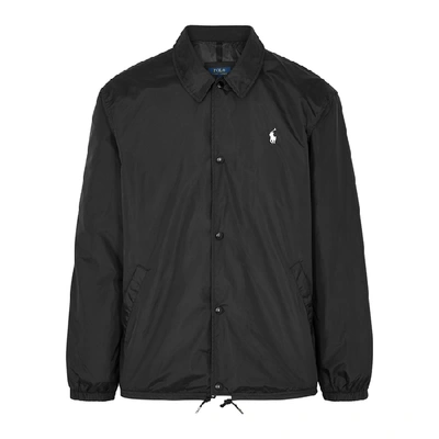 Shop Polo Ralph Lauren Black Shell Jacket