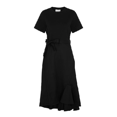 Shop 3.1 Phillip Lim Black Asymmetric Wool Dress