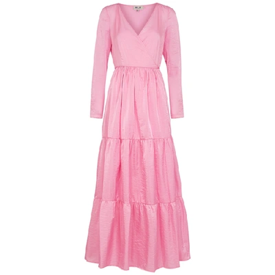 Shop Baum Und Pferdgarten Aymeline Pink Maxi Wrap Dress
