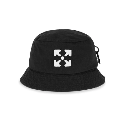 Shop Off-white Arrows Embroidered Twill Bucket Hat