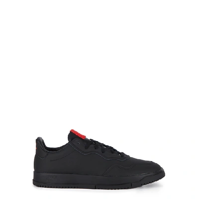 Shop Adidas Originals X 424 Sc Premiere Black Leather Sneakers