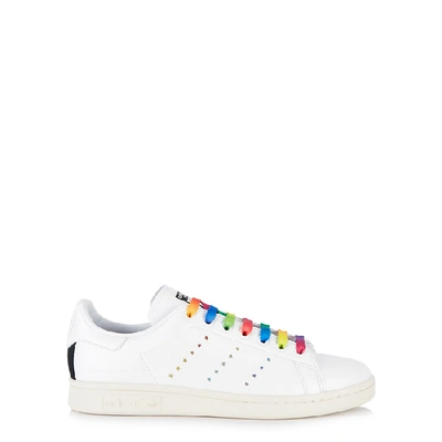 Shop Stella Mccartney X Adidas Stan Smith Faux Leather Sneakers In White