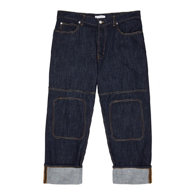 Shop Jw Anderson Blue Wide-leg Jeans In Denim