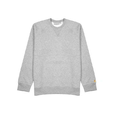Shop Carhartt Chase Grey Jersey Sweatshirt