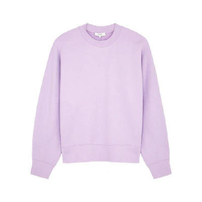Shop Vince Lilac Cotton Sweatshirt