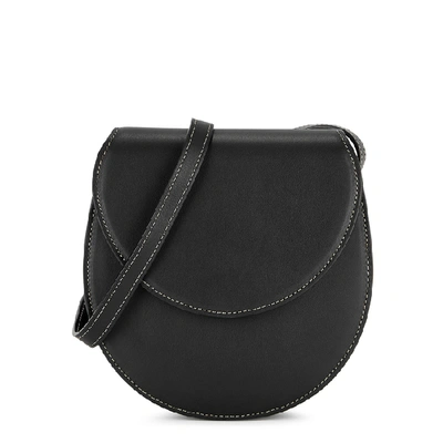 Shop Hunting Season The Saddle Black Leather Cross-body Bag