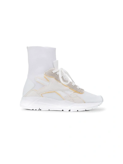 Shop Victoria Beckham Bolton Sock Sneakers In White