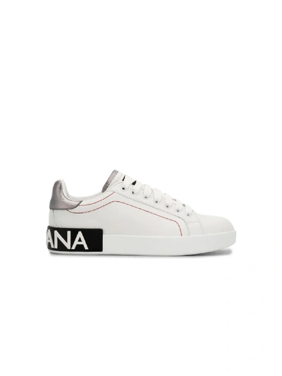 Dolce & Gabbana Portofino Trainers In White