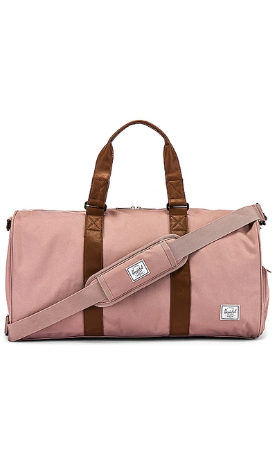 Shop Herschel Supply Co. Novel Mid Volume 33l Duffle In Ash Rose