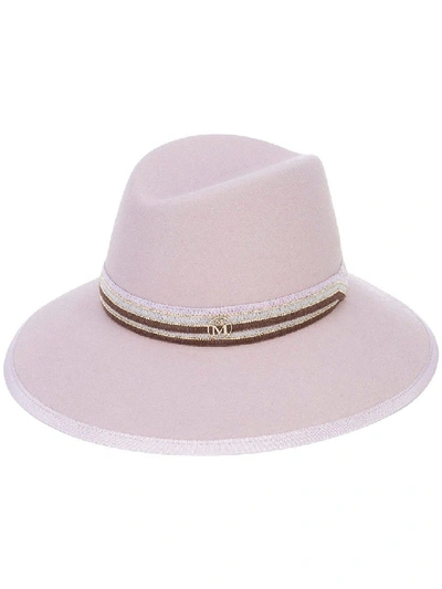 Shop Maison Michel Kate Felt Hat In White