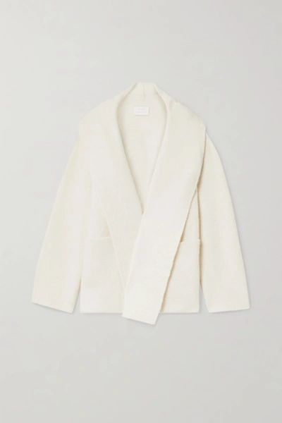 Shop Lauren Manoogian Oversized Knitted Coat In White