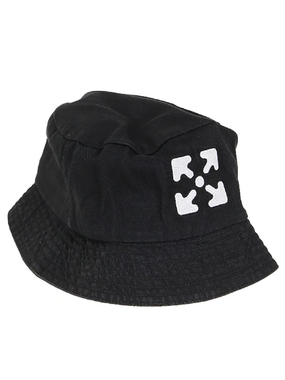 Shop Off-white Bucket Hat Black White