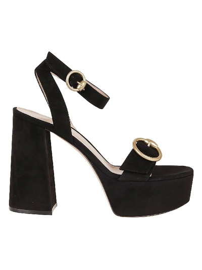 Shop Gianvito Rossi Zandra In Nero