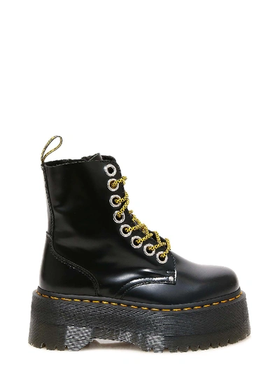 Shop Dr. Martens Jadon Max Ankle Boots In Black