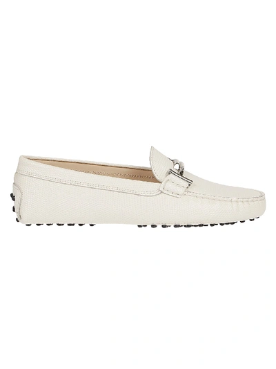 Shop Tod's Loafer Rubbers Double T In Mousse