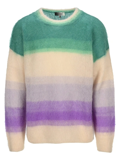 Shop Isabel Marant Drassel Sweater In Green Multi