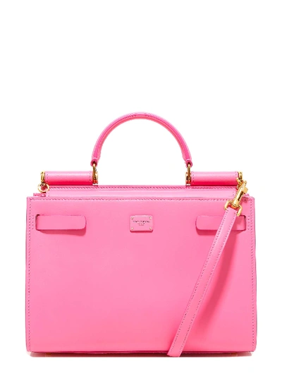 Shop Dolce & Gabbana Sicily Handbag In Pink