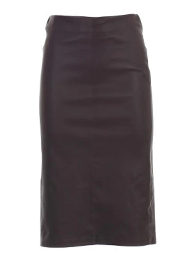 Shop Arma Pencil Stretch Skirt In Black