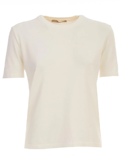 Shop Nuur Crewneck T-shirt In White