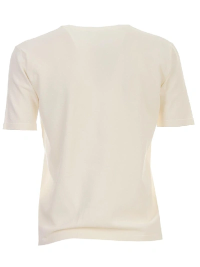 Shop Nuur Crewneck T-shirt In White