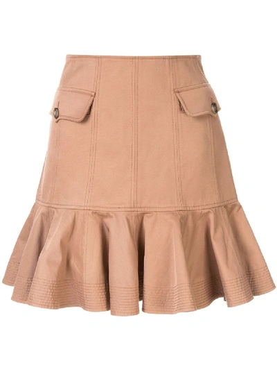 Shop Acler Delton Skirt In Pink
