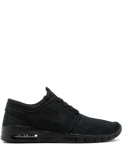 Shop Nike Stefan Janoski Max Sneakers In Black