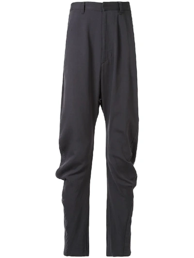 Shop Julius Drop-crotch Tailored Trousers In Grey