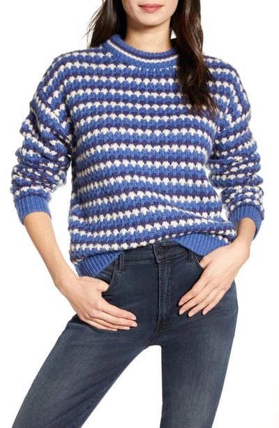 Shop Rebecca Minkoff Katherine Sweater In Blue Multi