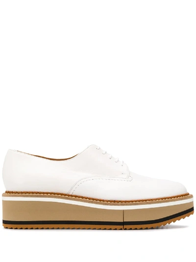 Shop Clergerie Berlin Platform Shoes In White