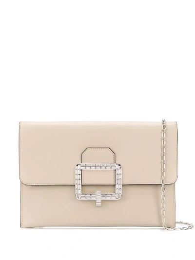 Shop Bally Jody Mini Shoulder Bag In Neutrals