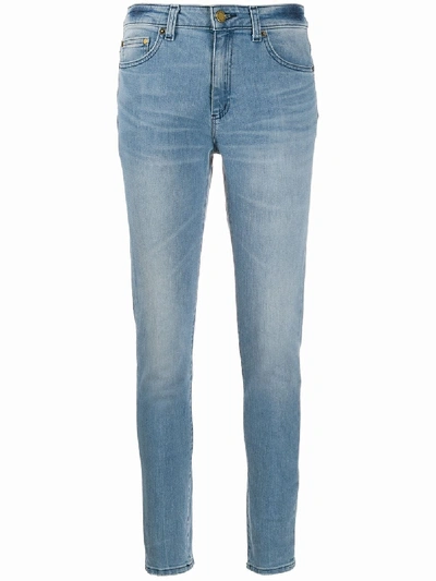 Shop Michael Michael Kors Mid-rise Jeans In Blue