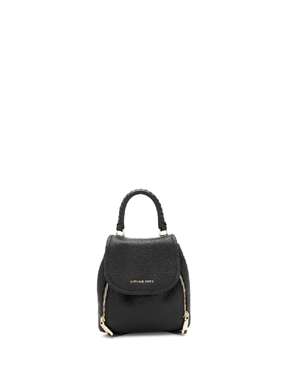 Shop Michael Michael Kors Viv Mini Backpack In Black