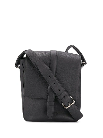 Shop Brioni Adjustable Shoulder Bag In 黑色