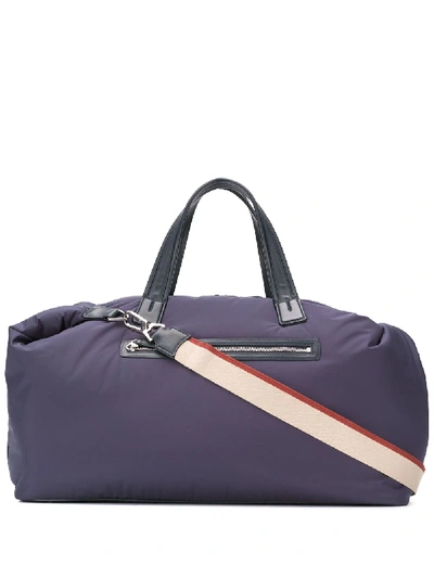 Shop Loro Piana Voyager Duffle Grande Holdall In Blue
