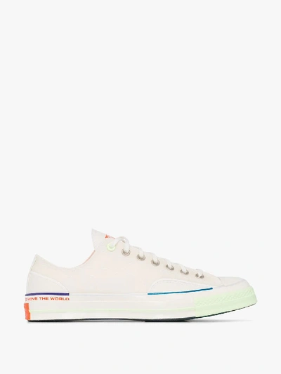 Shop Converse X Pigalle Chuck 70 Low Top Sneakers In White