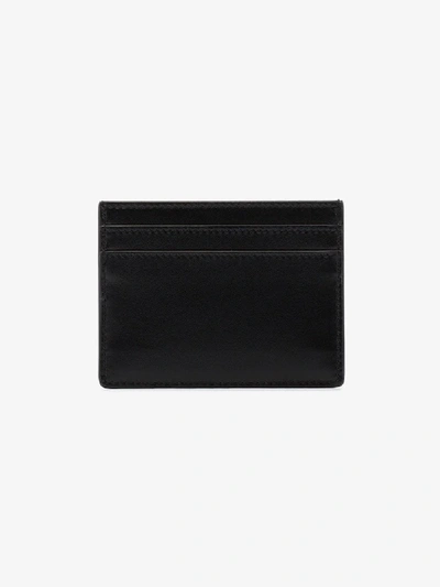 Shop Saint Laurent Black Studded Leather Card Holder