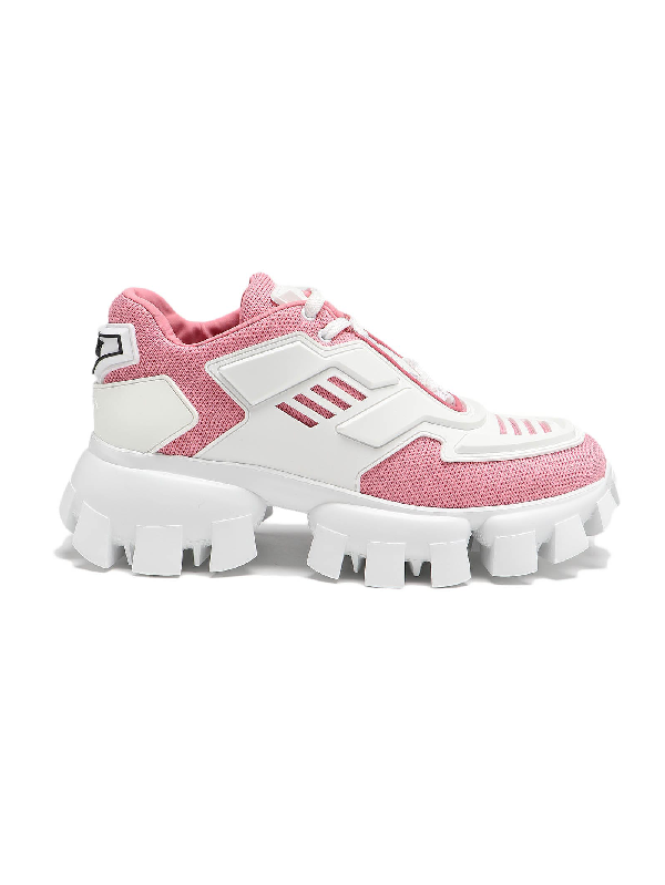 prada cloudbust white pink