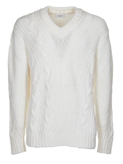 Shop Dondup Sweater In Bianco