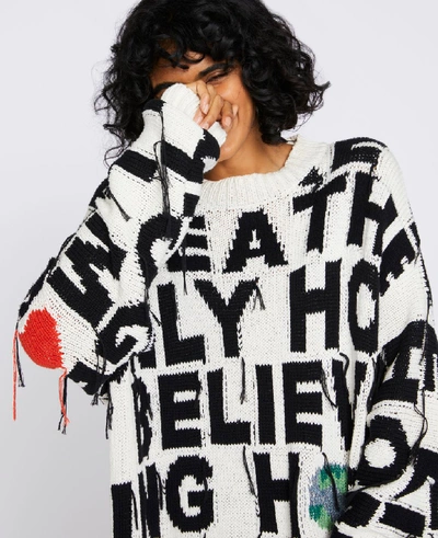 Shop Stella Mccartney Multicolour "we Are The Weather" Jumper Watw Capsule In Multicolor