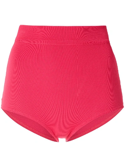 Shop Egrey Classic High Waisted Bikini Bottom In Pink
