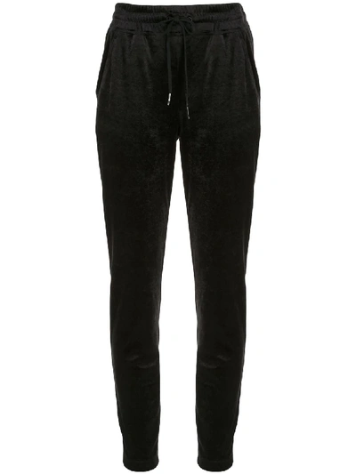 Shop Alala Slim-fit Track Trousers In Black