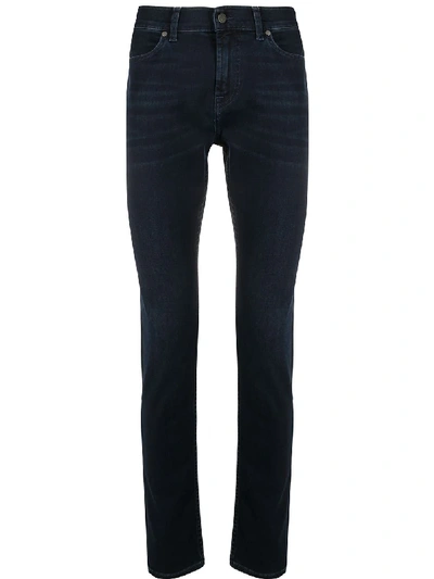 Shop 7 For All Mankind Classic Slim-fit Jeans In Blue