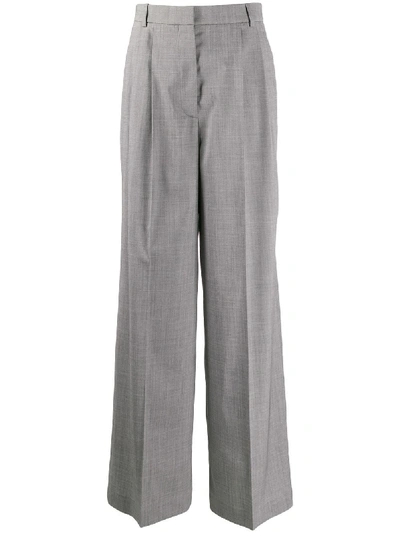 Shop Joseph High Waisted Suit Trousers In Grey